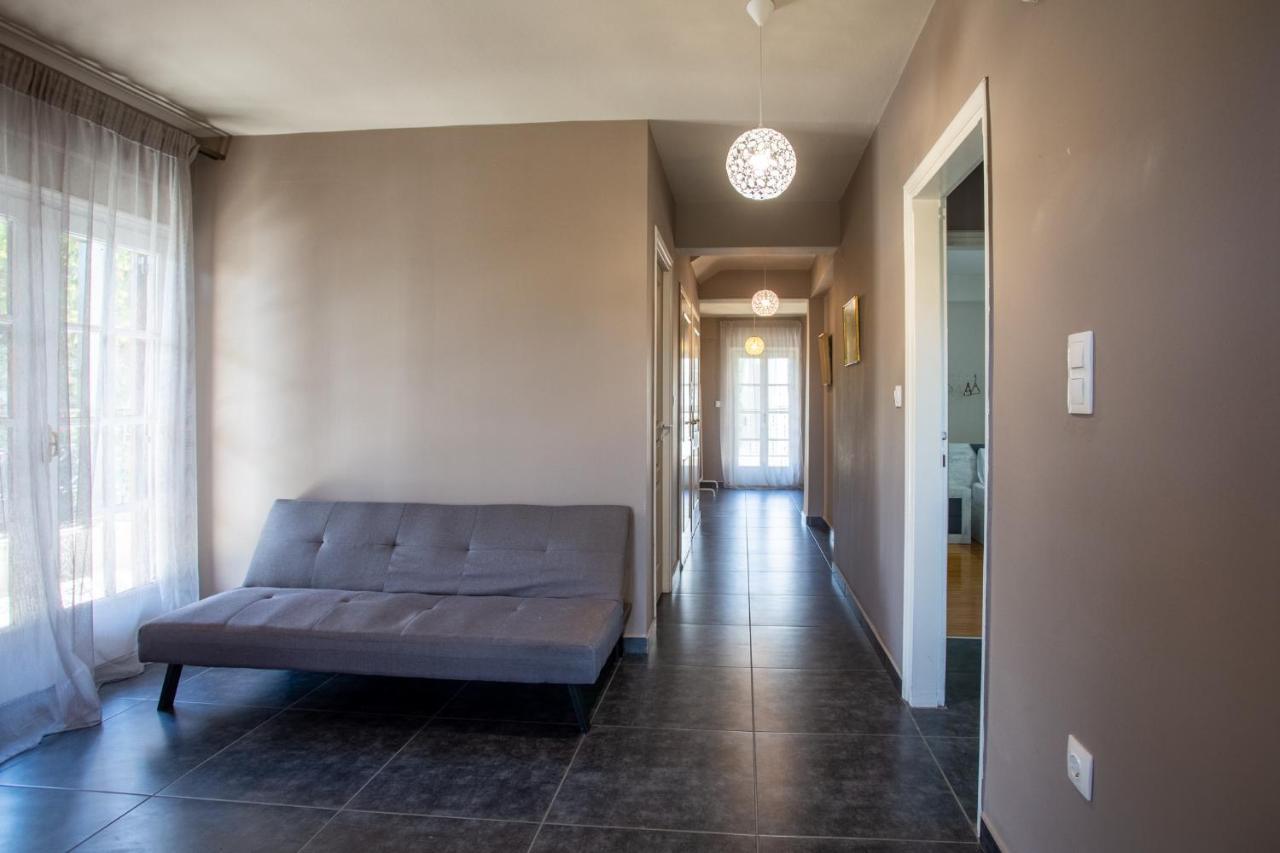 Τraditional Fully Detached Villa On A Luxurious Hillock Of Thessaloniki With Its Own Garden Also For Family & Wedding Gatherings For 10 To 25 People Only 15 Minutes From Airport Eksteriør billede